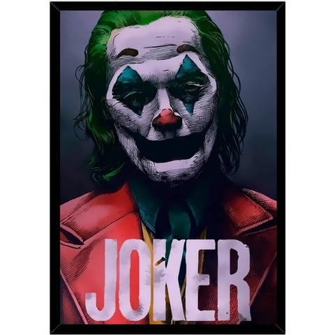 Genérico - Cuadro Decorativo Joker Medidas 30X40 Cm