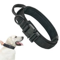 Defensor - Collar Táctico, Para Perros Reforzado Ajustable, Talla L Negro