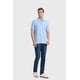 thumbnail image 4 of Polera Hombre Básica Piqué Celeste, 4 of 5