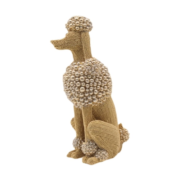 Estatua De Perro Caniche, Adorno Decorativo, Modelo De Perro, Figura Para Cafetería, Dormitorio, Hogar