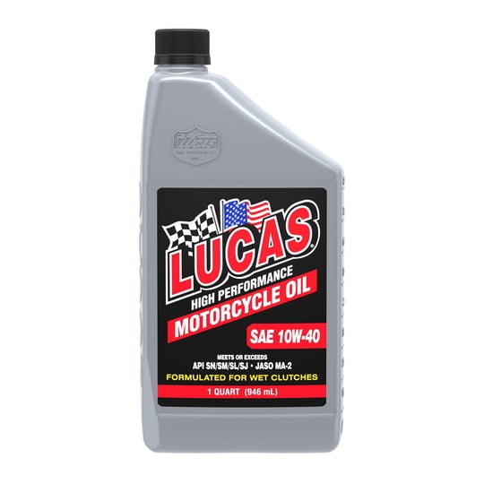Aceite Para Motocicleta Lucas Oil 10w-40 Convencional 946 Ml