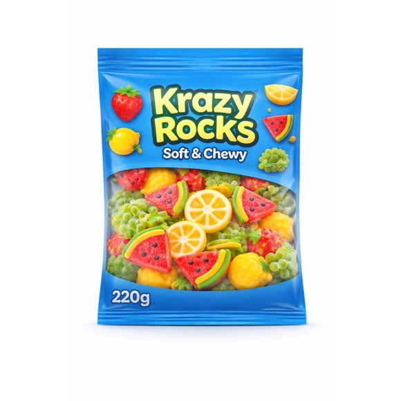 Gomitas frutales 220GR, 220 g