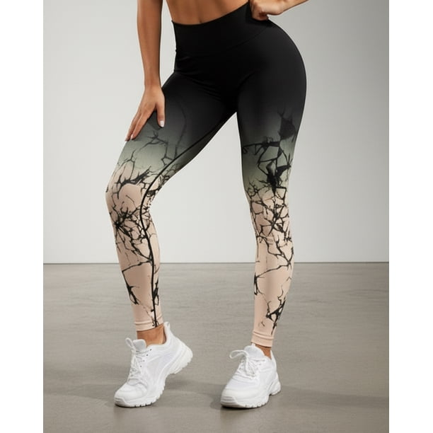 Leggings Yoga Sin Costura Mujer Diseño Tie dye Levanta cola