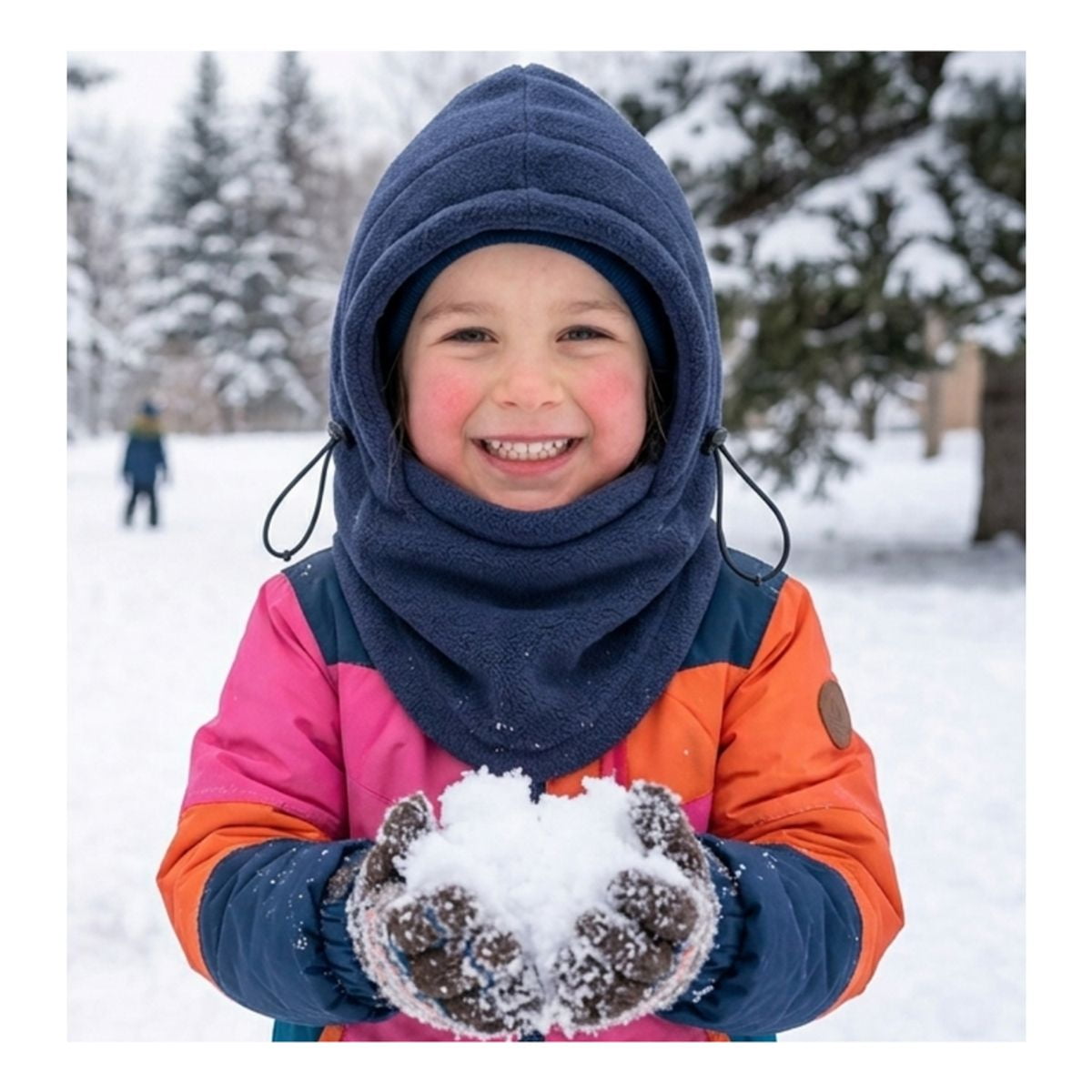 Genérico - Gorro Pasamontañas De Polar Para Niños Abrigo Invierno Frio