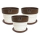 thumbnail image 1 of Set de 3 Maceta Greta 19cm Blanca y sus platos, 1 of 3