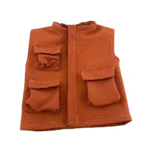 Magideal - Ropa De Muñeca Para Figura Masculina, Chaleco En Miniatura, Disfraz De Moda Hecho A Mano, Trajes Para Figuras De Acción De 6 Pulgadas, Accesorio Para Naranja