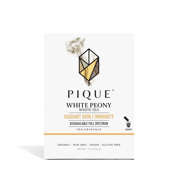 Té Pique White Peony Orgánico con Antioxidantes, 14 sobres