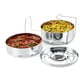 thumbnail image 1 of Insertos apilables LNM Steamer Cooker de acero inoxidable de 8 qt, 1 of 8