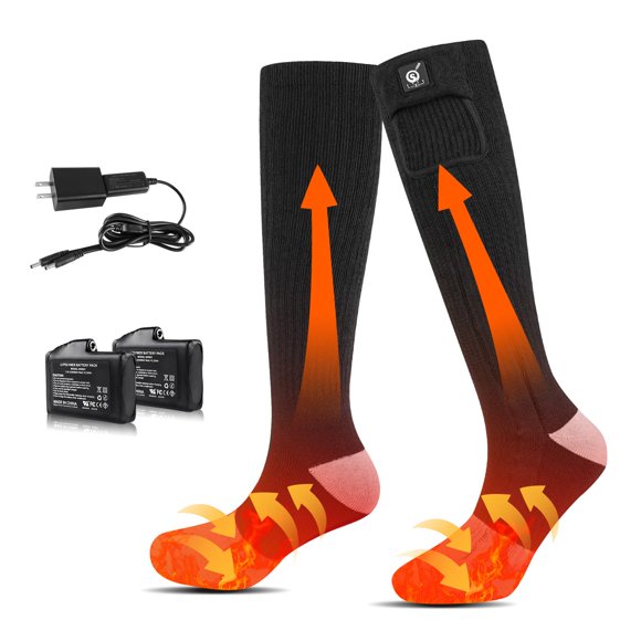 Calcetines Calefactables SAVIOR HEAT con Batería, Calentadores Térmicos
