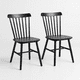 thumbnail image 1 of Pack de 2 Sillas Windsor Madera - Negra, 1 of 7