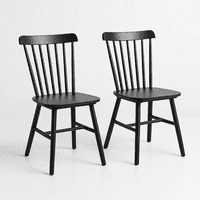 Klik Muebles - Pack De 2 Sillas Windsor Madera - Negra
