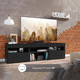 thumbnail image 3 of Rack de TV hasta 60" Negro 2 puertas - Estilo paris Contemporáneo Be Design(175x48x35 cm), 3 of 4