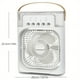 thumbnail image 2 of 1pc Portable Air Conditioner, Household Small Air Cooler, Portable Air Adjustment For Office, 3 Speed Air Cooling Fan Humidifier, 5pcs Humidified Spray Heads For Home Appliances, 2 of 2