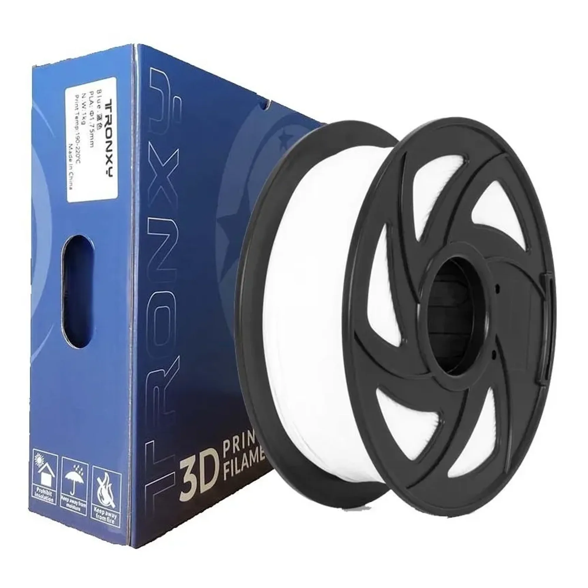 Tronxy - Filamento 3d Pla De 1.75mm Y 1kg Blanco