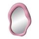 thumbnail image 2 of Espejo De Maquillaje Irregular Elegante Espejo De Escritorio Decorativo Para Mesa Escritorio Tocador Forma De Nube Rosa, 2 of 3