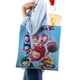 thumbnail image 4 of oddbods Bolso de tela con estampado de lienzo para mujer, bolsa de compras reutilizable y estética, con cremallera interior, regalo para mujer,40*45cm., 4 of 6