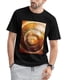 thumbnail image 2 of Camiseta de manga corta personalizada de verano para hombre, color negro, 2 of 5