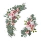 thumbnail image 1 of 2 Guirnaldas Florales Artificiales Para Decoración De Bodas, Coches Y Recepciones, Color Rosa, 1 of 5