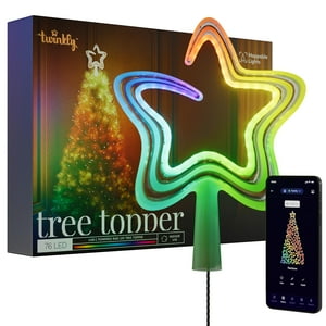 Tree Topper Twinkly 76 Luces Led Rgb Compatible Con Alexa