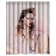 thumbnail image 1 of Cortina de ducha de Amber Heard, actriz sexy, con ganchos, tamaño 60 x 72 pulgadas, 1 of 3