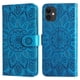 thumbnail image 4 of Funda tipo cartera FOXDOCK para iPhone 11 Pro , diseño girasol en relieve, cuero PU, cierre magnético, soporte y tarjetero, 4 of 5