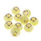 thumbnail image 5 of 10 Piezas De Lámina De Oro De 12 Mm De Cuentas Redondas De Vidrio De Murano Para La Fabricación De Joyas Artesanales Amarillo, 5 of 5