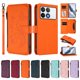 thumbnail image 3 of Funda Cartera Mariposa para [Xiaomi Poco F6 Pro] con Soporte y Cremallera Naranja, 3 of 6