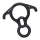 thumbnail image 3 of 50kN 11000 Lbf Rescue Figure 8 Descender Large Para Rope Rappel Dance Black, 3 of 5