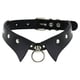 thumbnail image 2 of Gargantilla Gótica Punk, Collar De Mujer De Cuero PU, Joyería De Cuello Negro, 2 of 5
