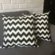 thumbnail image 3 of FUNDA COJIN DECORATIVO DISEÑO ZIGZAG BLANCO Y NEGRO 60x60, 3 of 3