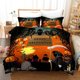 thumbnail image 1 of Halloween Pumpkin Bedding Duvet Cover Set . Gift for Holidays3-Piece Bedding Set (1 Duvet Cover + 2 Pillow Shams), 1 of 5