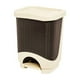 thumbnail image 1 of Tacho de Basura Dual Ratan 8LT Beige, 1 of 4