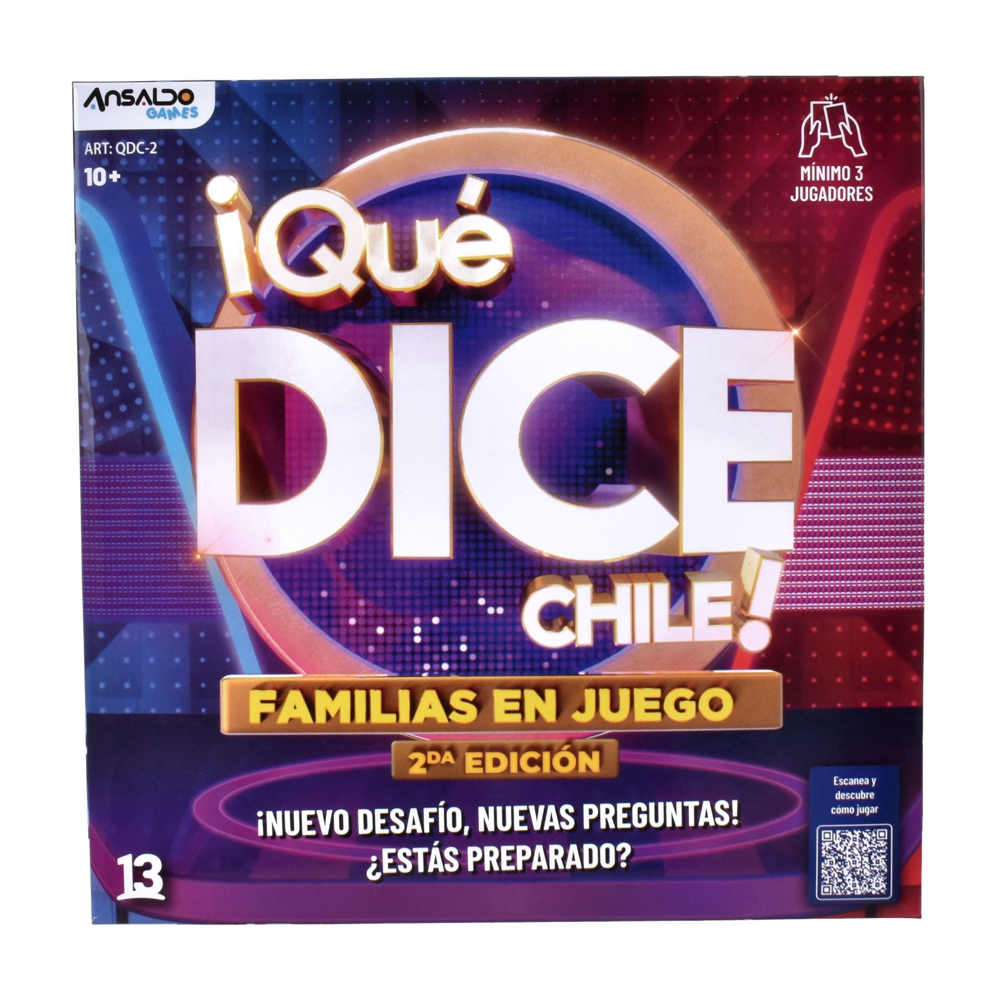 Ansaldo Games - Juego De Mesa Que Dice Chile Familias En Juego