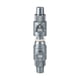 thumbnail image 5 of Conector De Doble Pesta?a, Válvula De Manguera De Metal Resistente Para Acuario, Pecera, 20 Mm, 5 of 5