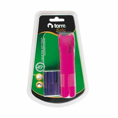 Blister Corchetera Soft Touch 15 Hojas + Corchetes 26/6 Color Rosada 1 Un Torre