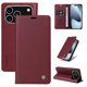 thumbnail image 3 of Funda Billetera de Cuero para iPhone 17 Pro Max con Tarjetero y Soporte - Tapa Magnética Rojo, 3 of 5
