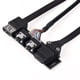 thumbnail image 1 of USB interno de 20 pines (clave A) y 19 pines, actualización de audio tipo C/A, 1 of 8