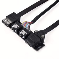 Silverstone - Usb Interno De 20 Pines (Clave A) Y 19 Pines, Actualización De Audio Tipo C/A