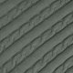 thumbnail image 5 of Manta de Punto de Algodón REGALWOVEN Manta Decorativa de Cable Tejido para Sofá, Silla, Gris 50" x 60", 5 of 7