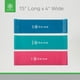 thumbnail image 2 of Bandas Elasticas Gaiam Kit 3 Niveles Resistencia Latex, 2 of 3