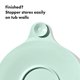 thumbnail image 5 of Tub Stopper OXO Tot, color ópalo, para bebés, sin BPA, 5 of 6
