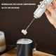 thumbnail image 4 of Espumador De Leche 2 En 1 - Agitador Eléctrico De Acero Inoxidable, Batidora De Mano Portátil Para Espuma De Leche, Café, Capuchino Y Jugo, 4 of 7