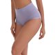 thumbnail image 5 of INSPIRE CHIC Ropa interior de algodón de cintura alta para mujer, cobertura total, fuerte elasticidad, 3 paquetes S 1 Púrpura 1 Rosa 1 Gris, 5 of 5