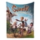 thumbnail image 2 of Gigantes de la Mancha anti-pilling, suave, ligera, esponjosa y acogedora de lujo para hogar y cocina – Perfecta para niños y adultos, 100 x 150 cm, 2 of 6