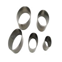 Magideal - 5 Piezas De Molde Para Cortar Cuero, Perforadora De Cuero, Herramienta De Perforación, Plantilla De Perforación Hecha A Mano Multifunción Para Manuali