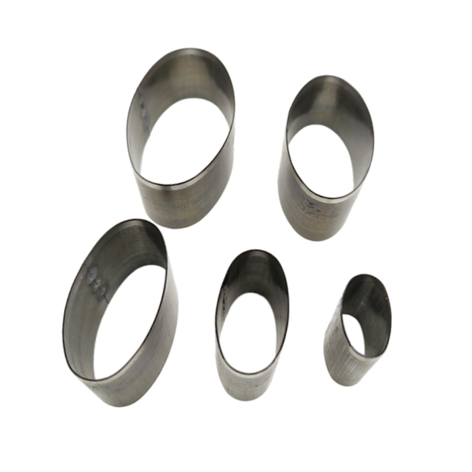 Magideal - 5 Piezas De Molde Para Cortar Cuero, Perforadora De Cuero, Herramienta De Perforación, Plantilla De Perforación Hecha A Mano Multifunción Para Manuali