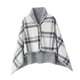 thumbnail image 1 of Poncho Manta Acogedora Para Mujer, Manta Ponible Para El Hogar, Cama, Regalo Para La Abuela, Gris, 80 X 130 Cm, 1 of 5