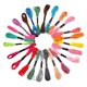 thumbnail image 3 of Hilos De Punto De Cruz Manualidades De Bordado Hilo Dental Costura Diy Para Pulsera 24 Colores, 3 of 5