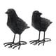 thumbnail image 2 of Estatuas De Cuervo De Resina De 2 Piezas, Simulación De Pájaro Falso Para Terraza, Patio, Lugares Escénicos, 2 of 5