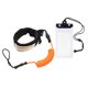 thumbnail image 1 of Leash Para Tabla De Surf SUPs De Surf De 5 Pies Cuerda De Pierna Enrollada Y Bolsa Seca Para Teléfono Naranja, 1 of 5